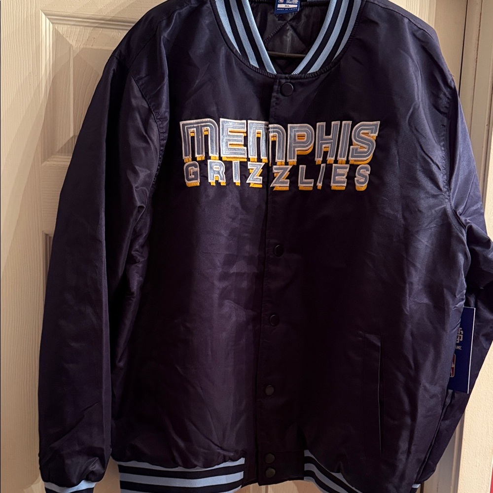 Memphis Grizzlies Navy Blue Jacket